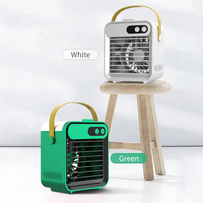 Compact Mini Air Conditioner with Mist Humidifier and Cooling Fan