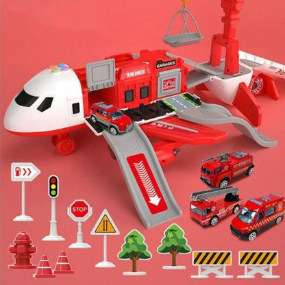 Adventure AirPlay Set with Airplane and Vehicles for Creative Kids