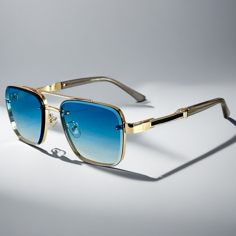 Men's Summer Gradient Sunglasses | Square Frame