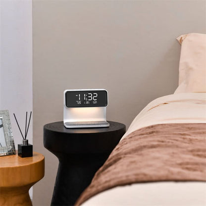 Clear LCD Alarm Clock with Dimming Function