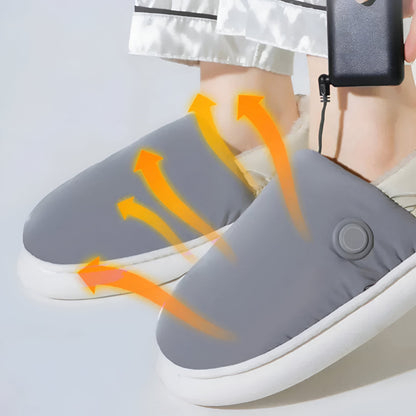 Heated Indoor Slippers for Cozy Foot Warmth