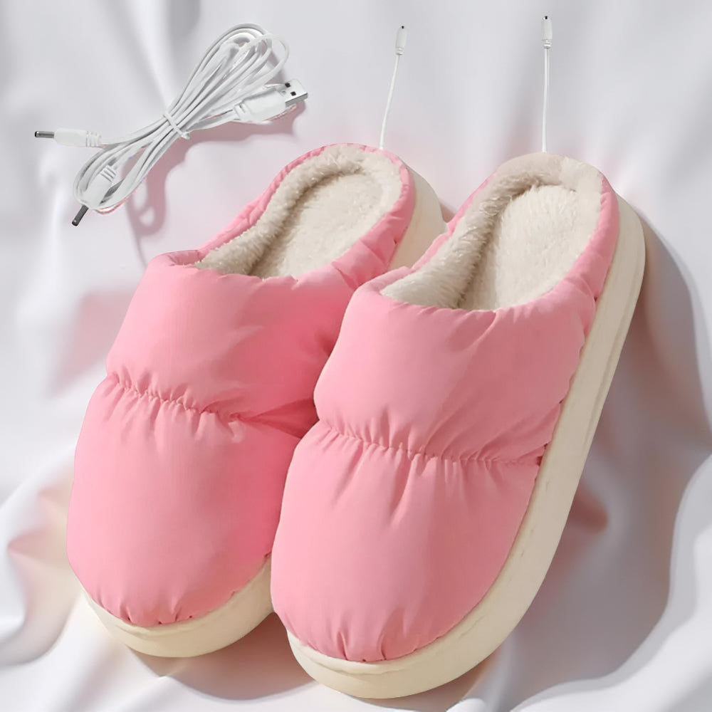 Heated Indoor Slippers for Cozy Foot Warmth