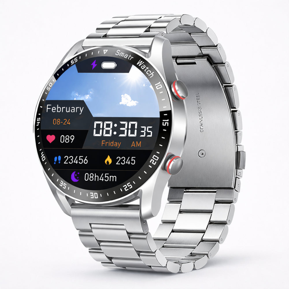 Touchscreen Bluetooth Waterproof Fitness Smartwatch