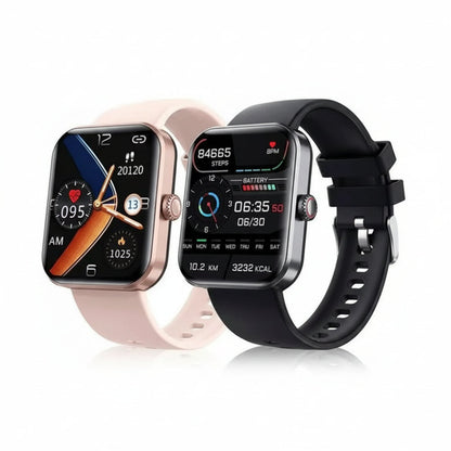 Health Monitoring Smartwatch with Blood Pressure and Blood Sugar Tracking