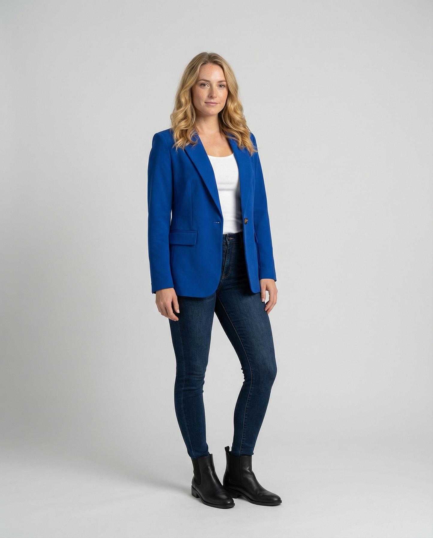 Women's Office Blazer Jacket | Notched Collar