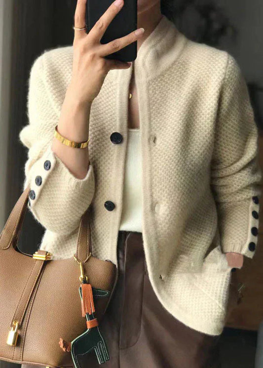 Women's Cozy Button-Up Cardigan | with Button Cuffs
