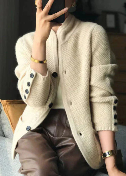 Women's Cozy Button-Up Cardigan | with Button Cuffs
