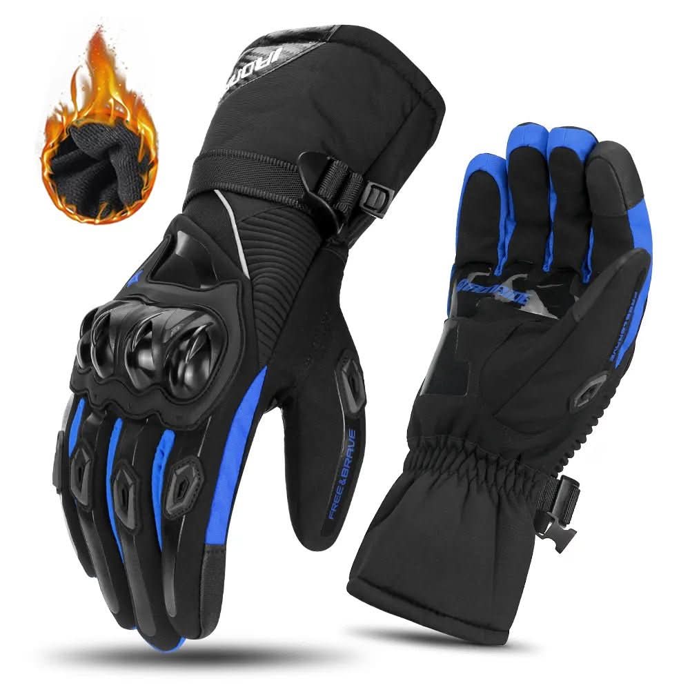 Waterproof Insulated Motorcycle Gloves for Winter Rides