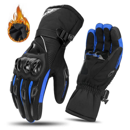 Waterproof Insulated Motorcycle Gloves for Winter Rides