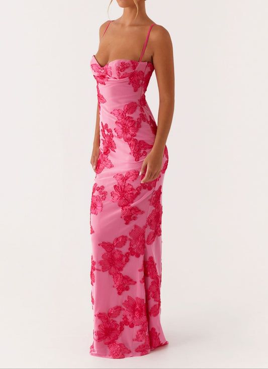 Elisabetta Maxi Dress - Pink