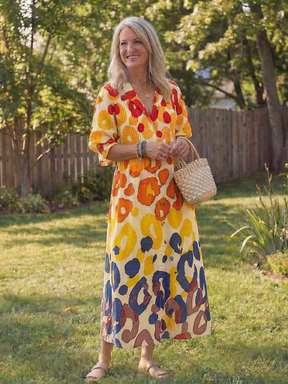 Women's Boho Summer Maxi Dress | Floral Print