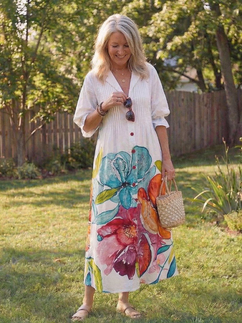 Women's Boho Summer Maxi Dress | Floral Print