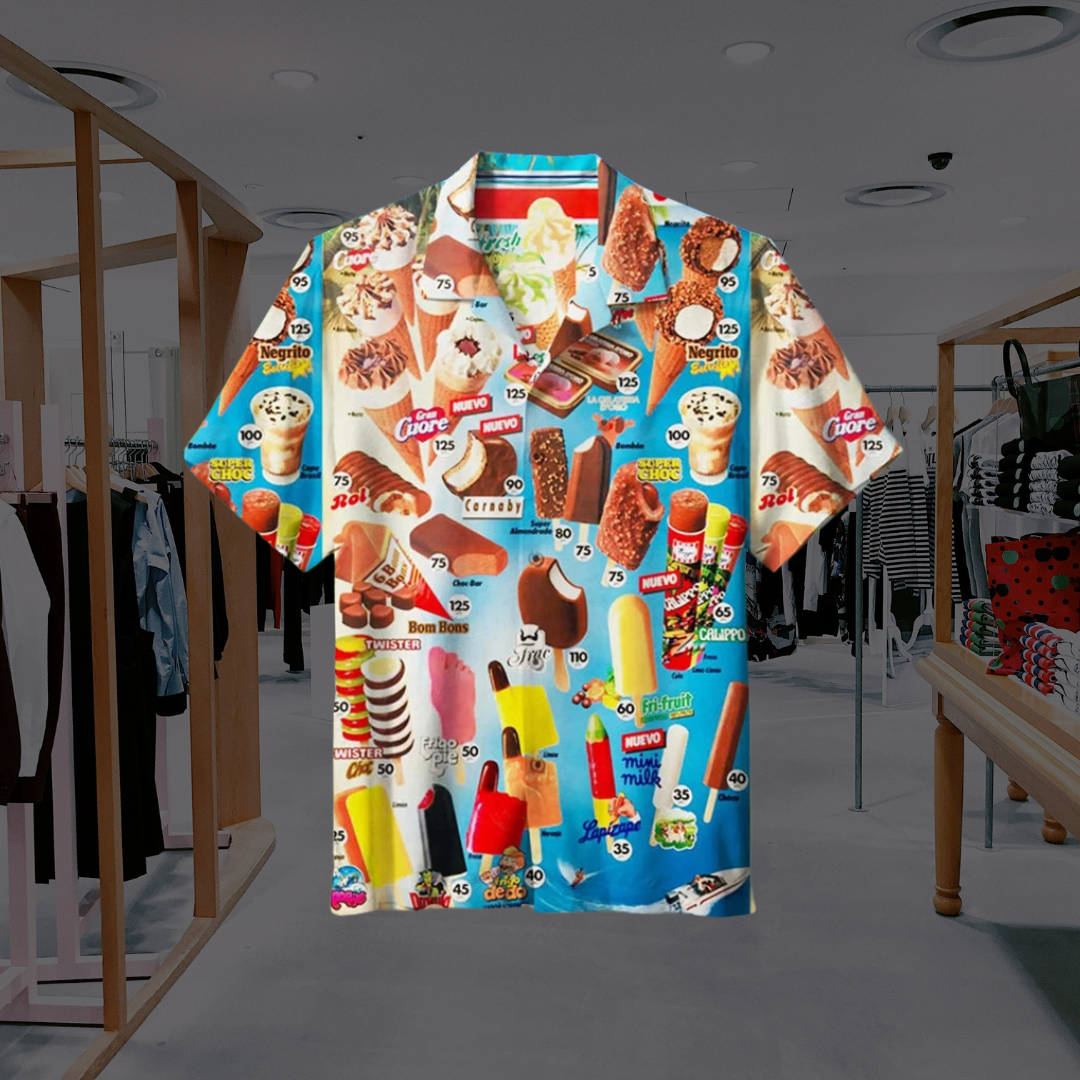 Men's Graphic Pattern Summer Shirt | Short Sleeve