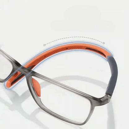 Ultra-Lightweight Titanium Glasses – Blue Light Blocking, Flexible Design for Sports and Daily Wear