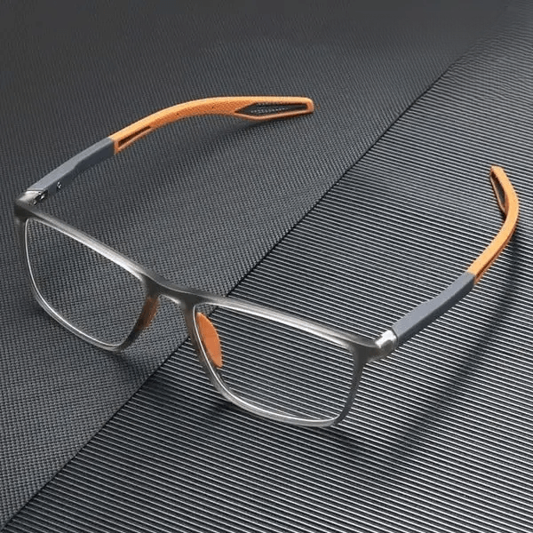 Ultra-Lightweight Titanium Glasses – Blue Light Blocking, Flexible Design for Sports and Daily Wear