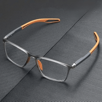 Ultra-Lightweight Titanium Glasses – Blue Light Blocking, Flexible Design for Sports and Daily Wear