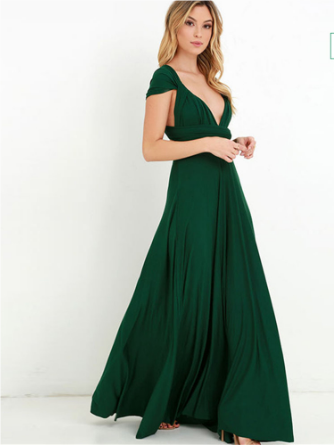 Women’s Wrap Evening Dress | Maxi