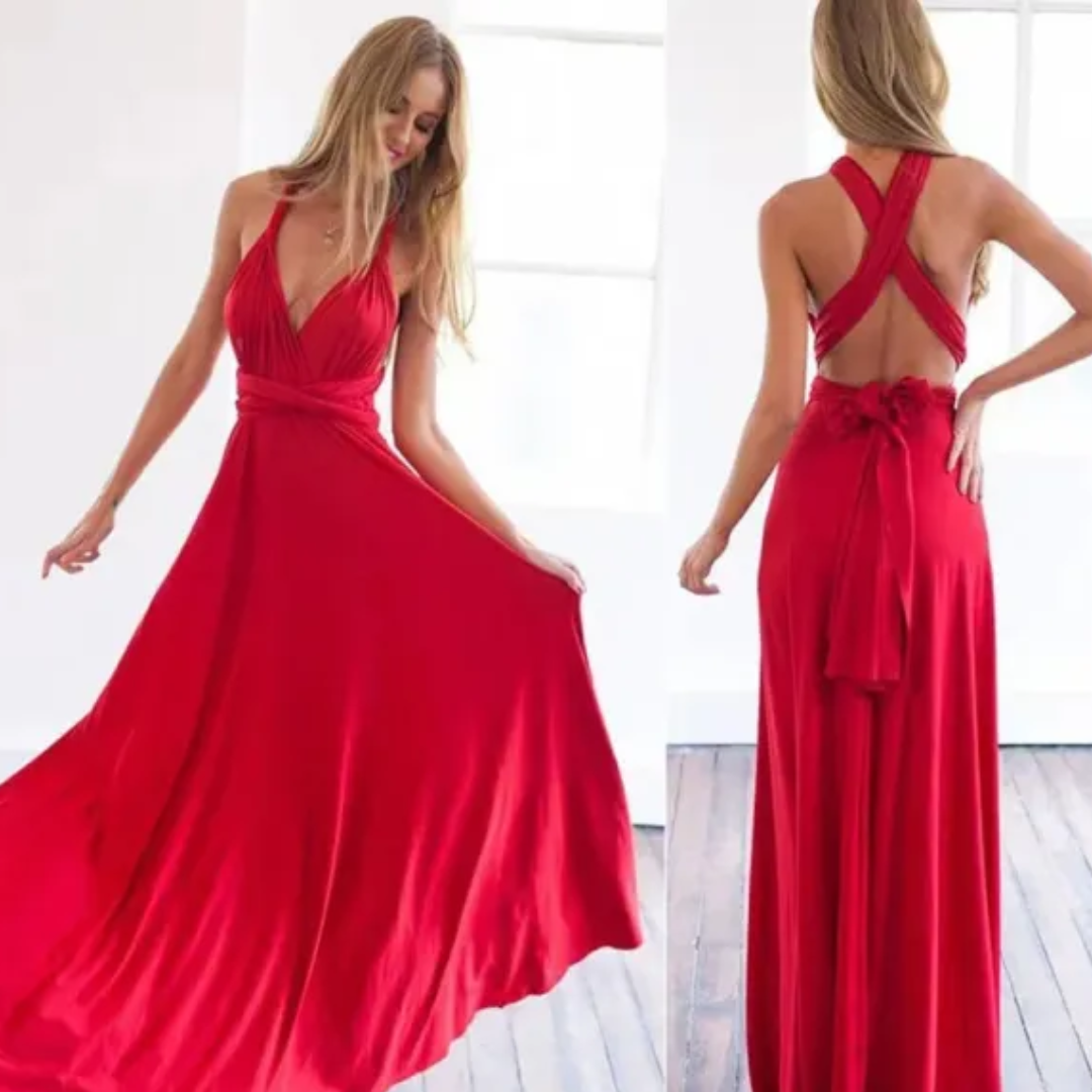 Women’s Wrap Evening Dress | Maxi