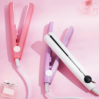 Ceramic Mini Curling Iron and Straightener