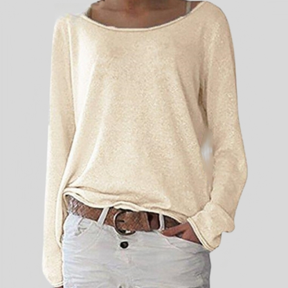 Pull en maille fine pour femme | Col rond