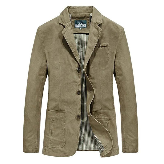 Men's Casual Lightweight Blazer | Distressed Style