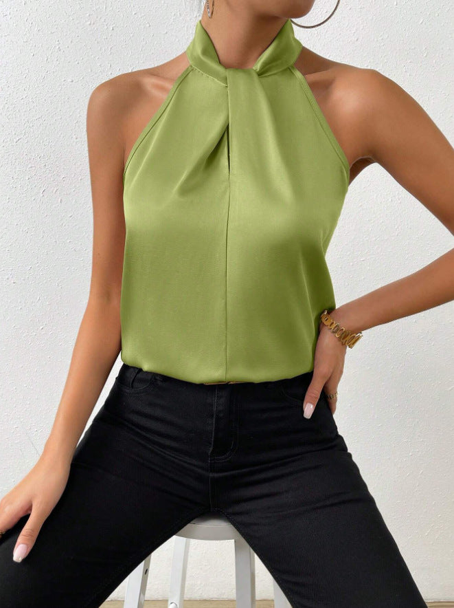 Women's Party Halter Top | Sleeveless