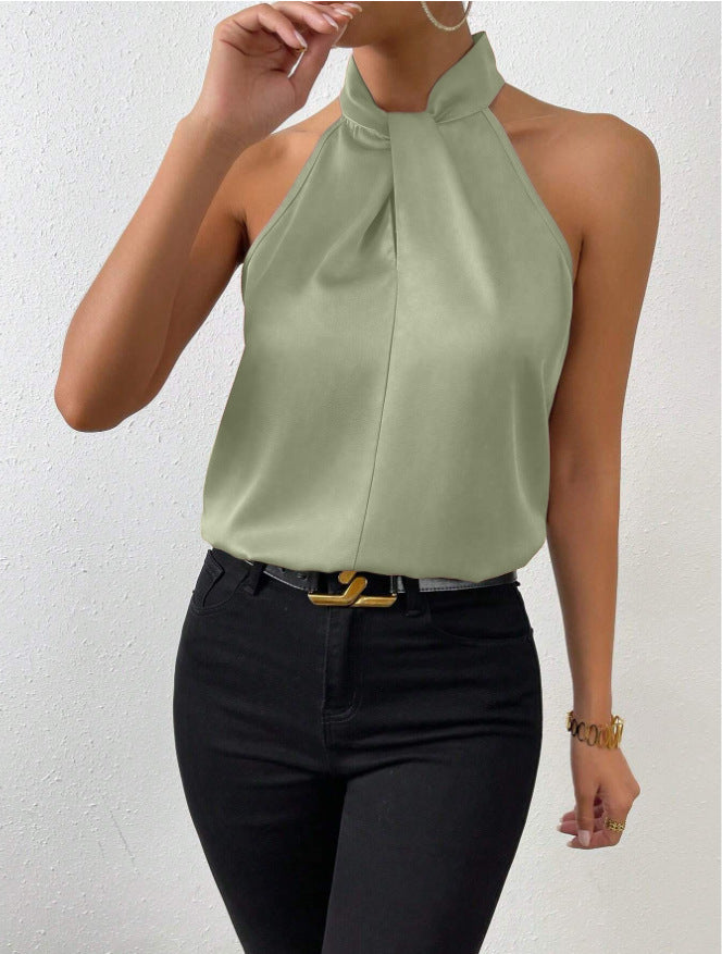 Women's Party Halter Top | Sleeveless