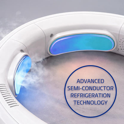 3 Zone Neck Cooler and Heater, All-Weather Wearable Neck Fan