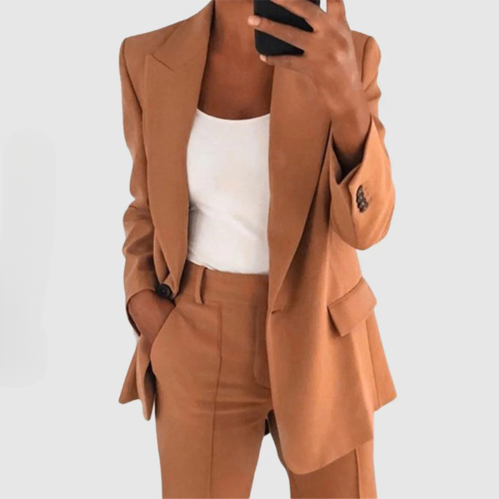 Women's 2-Piece Formal Pantsuit | Blazer and Trousers