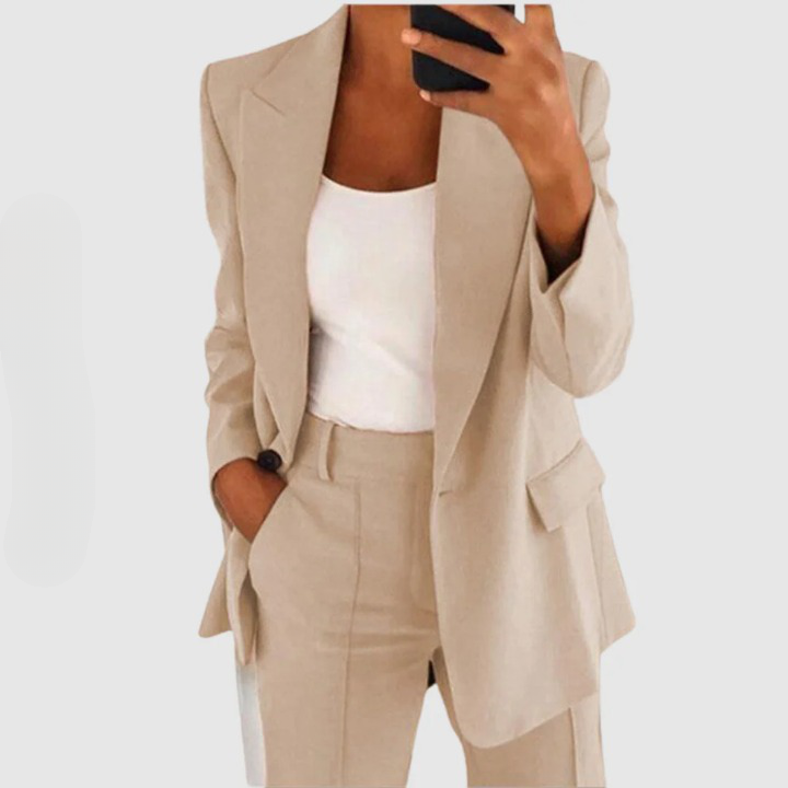 Women's 2-Piece Formal Pantsuit | Blazer and Trousers