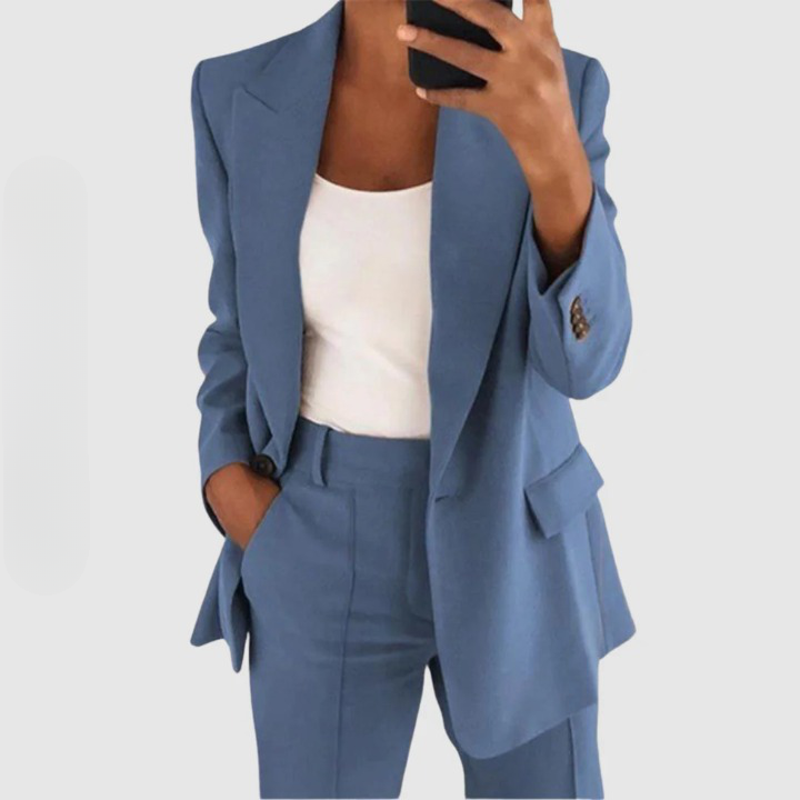 Women's 2-Piece Formal Pantsuit | Blazer and Trousers