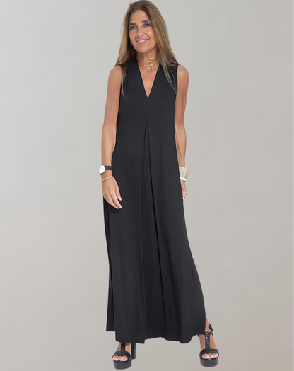 Women's Sleeveless V-Neck Maxi Dress | Summer