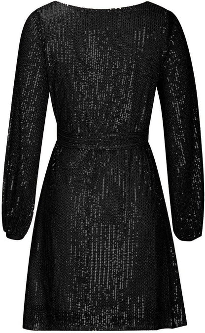 Women's Mini Festive Dress | Long Sleeve