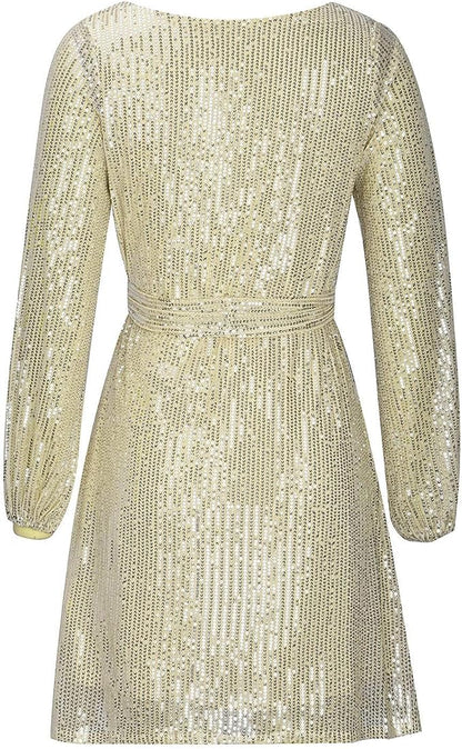 Women's Mini Festive Dress | Long Sleeve