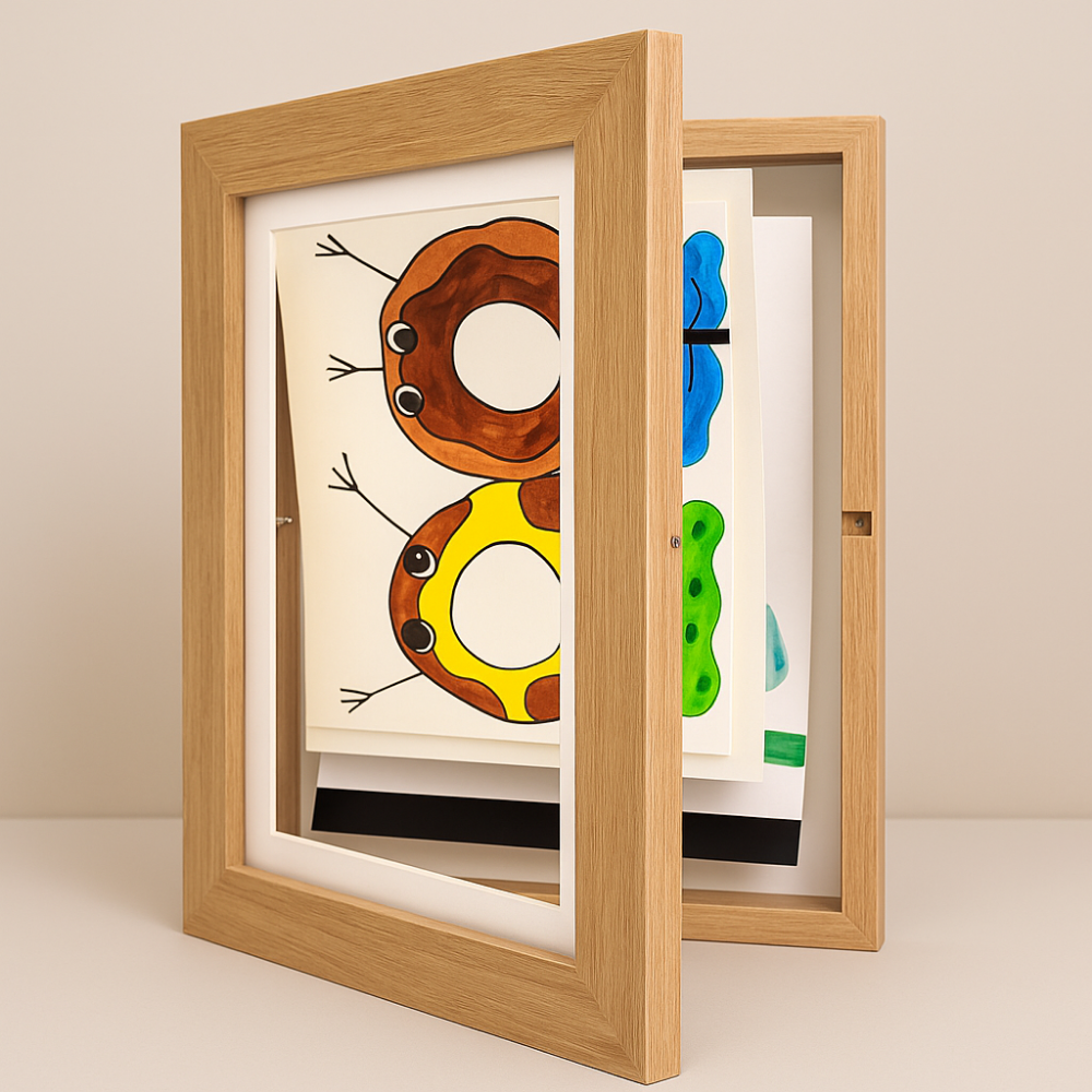 Kids' Artwork Storage Frame and Photo Display
