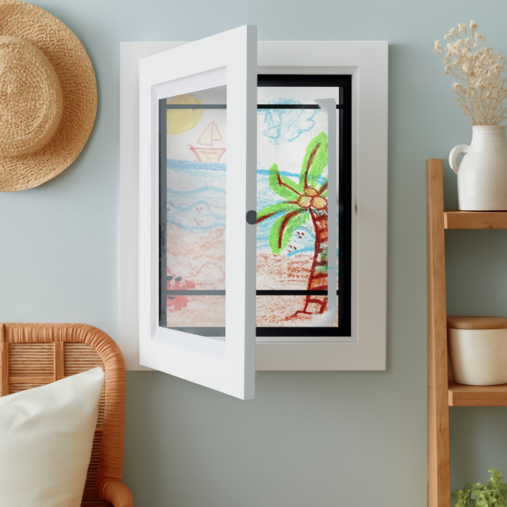 Kids' Artwork Storage Frame and Photo Display