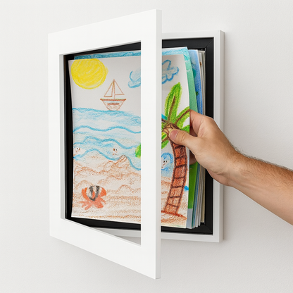 Kids' Artwork Storage Frame and Photo Display