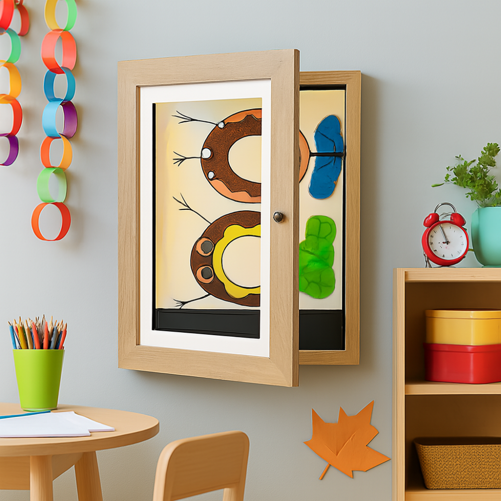Kids' Artwork Storage Frame and Photo Display