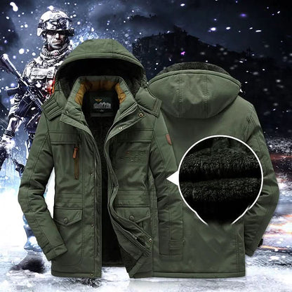 Padded Parka for Warmth and Protection on Cold Days
