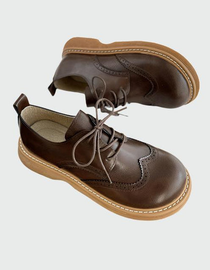 Women's Wide-Fit Oxford Shoes | Flat