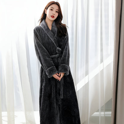 Women's Indoor Bathrobe for Home Lounge Wear