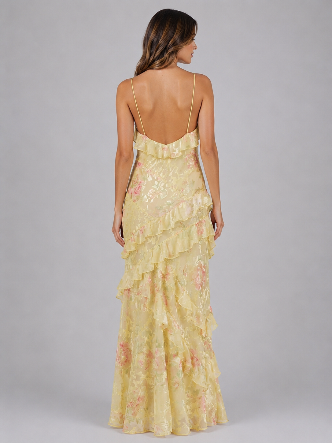 Women’s V-Neck Floral Summer Dress | Maxi
