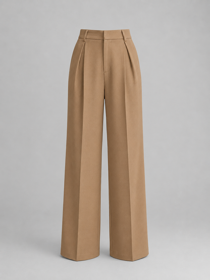 Women's High-Waisted Wide-Leg Pants | Smart Casual