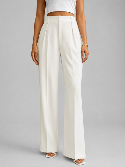 Women's High-Waisted Wide-Leg Pants | Smart Casual