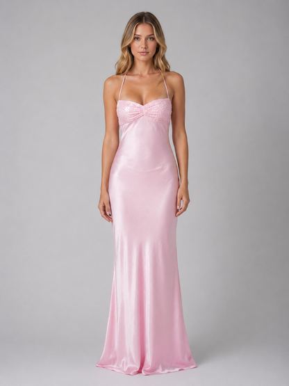Women’s Backless Mermaid Style Evening Gown | Maxi