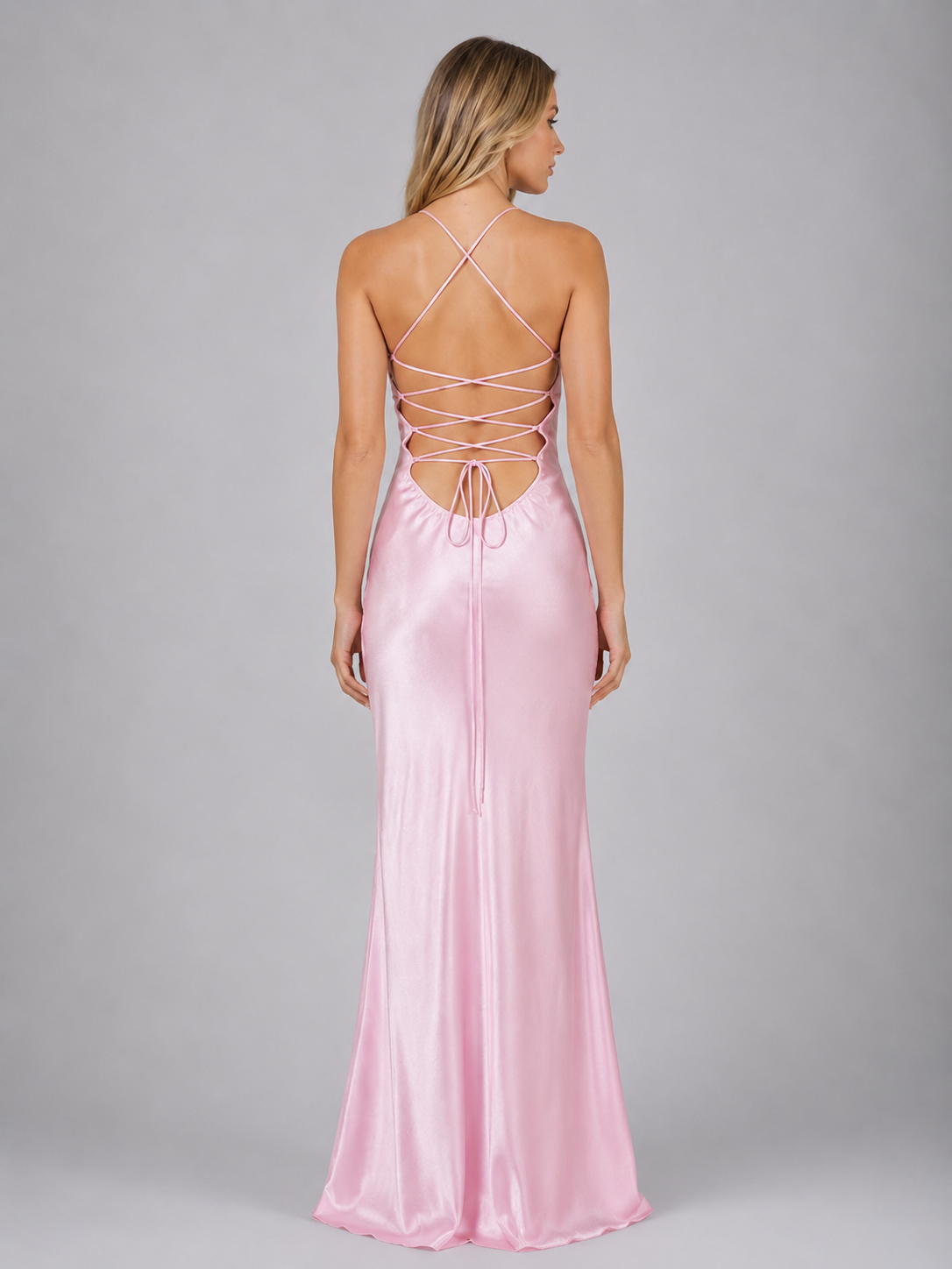 Women’s Backless Mermaid Style Evening Gown | Maxi