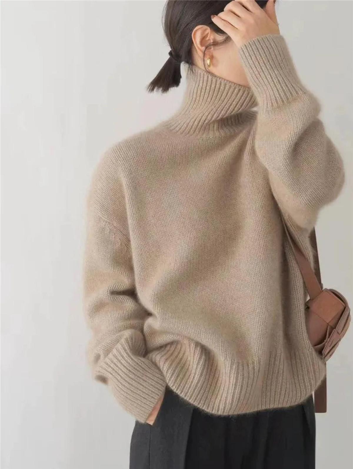 Women's Cashmere Turtleneck Sweater | Jumper