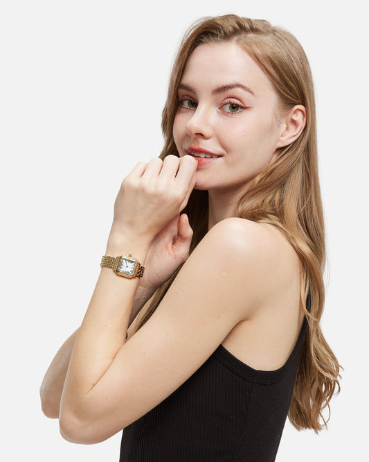 Women's Classic Square Watch | with Roman Numeral Dial