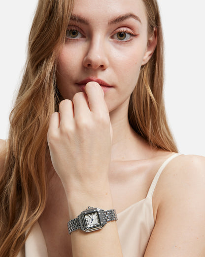 Women's Classic Square Watch | with Roman Numeral Dial