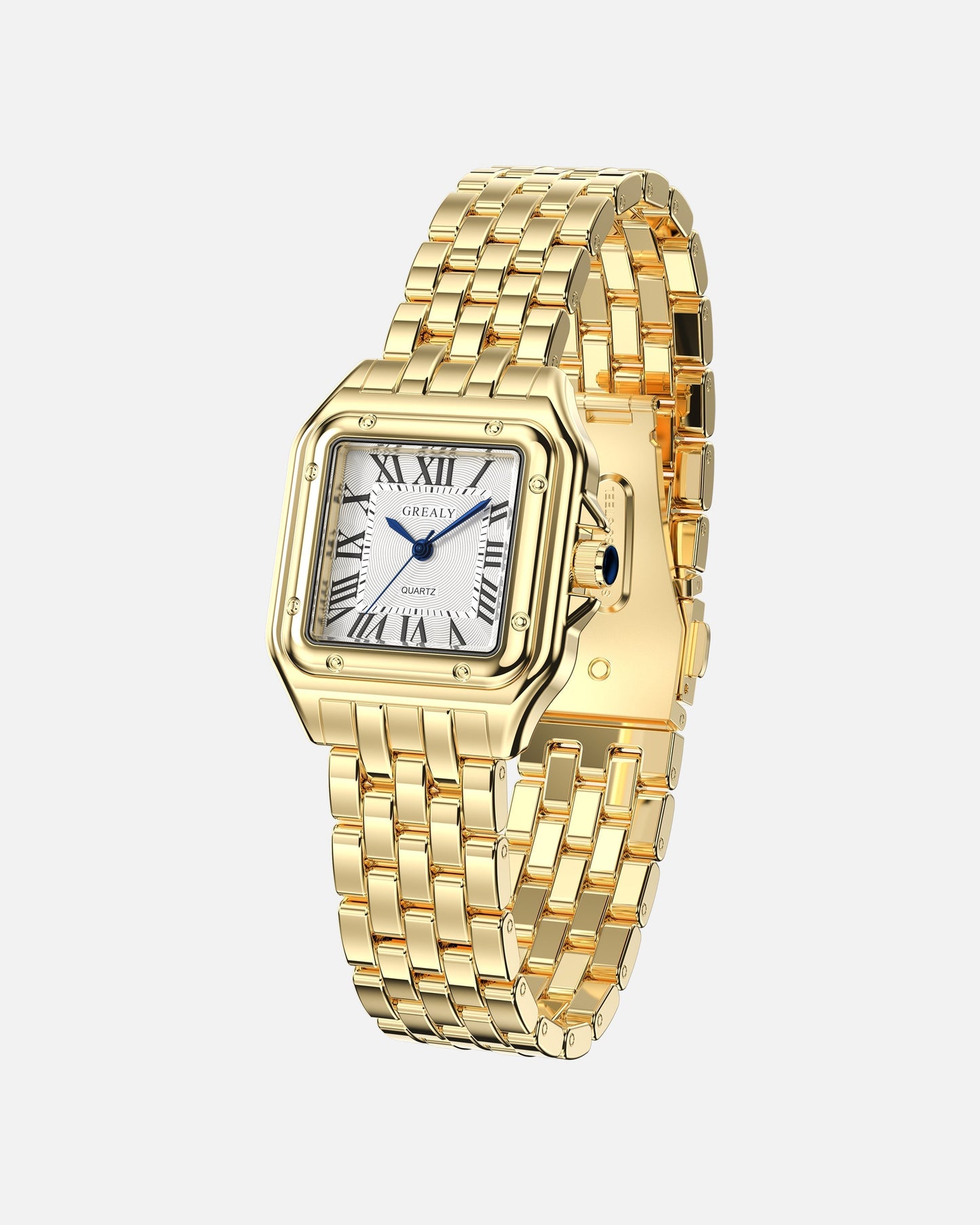 Women's Classic Square Watch | with Roman Numeral Dial